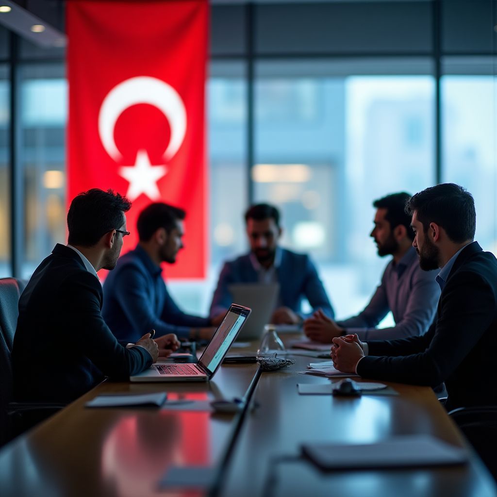 EkonomiTR ekibi çalışırken